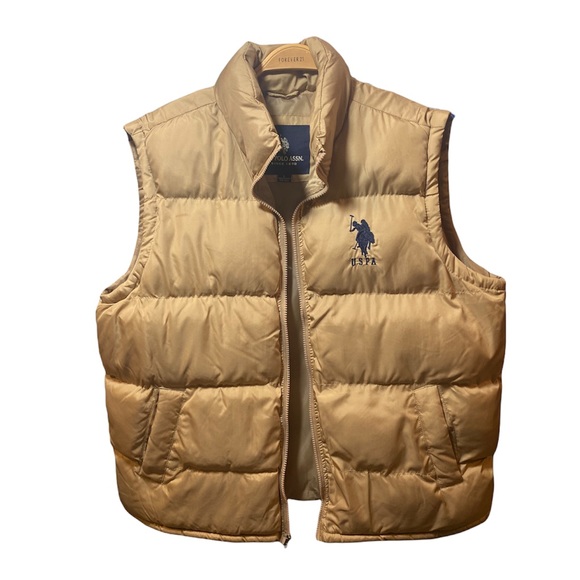 Us Polo Assn Puffer Vest Size Large T1 